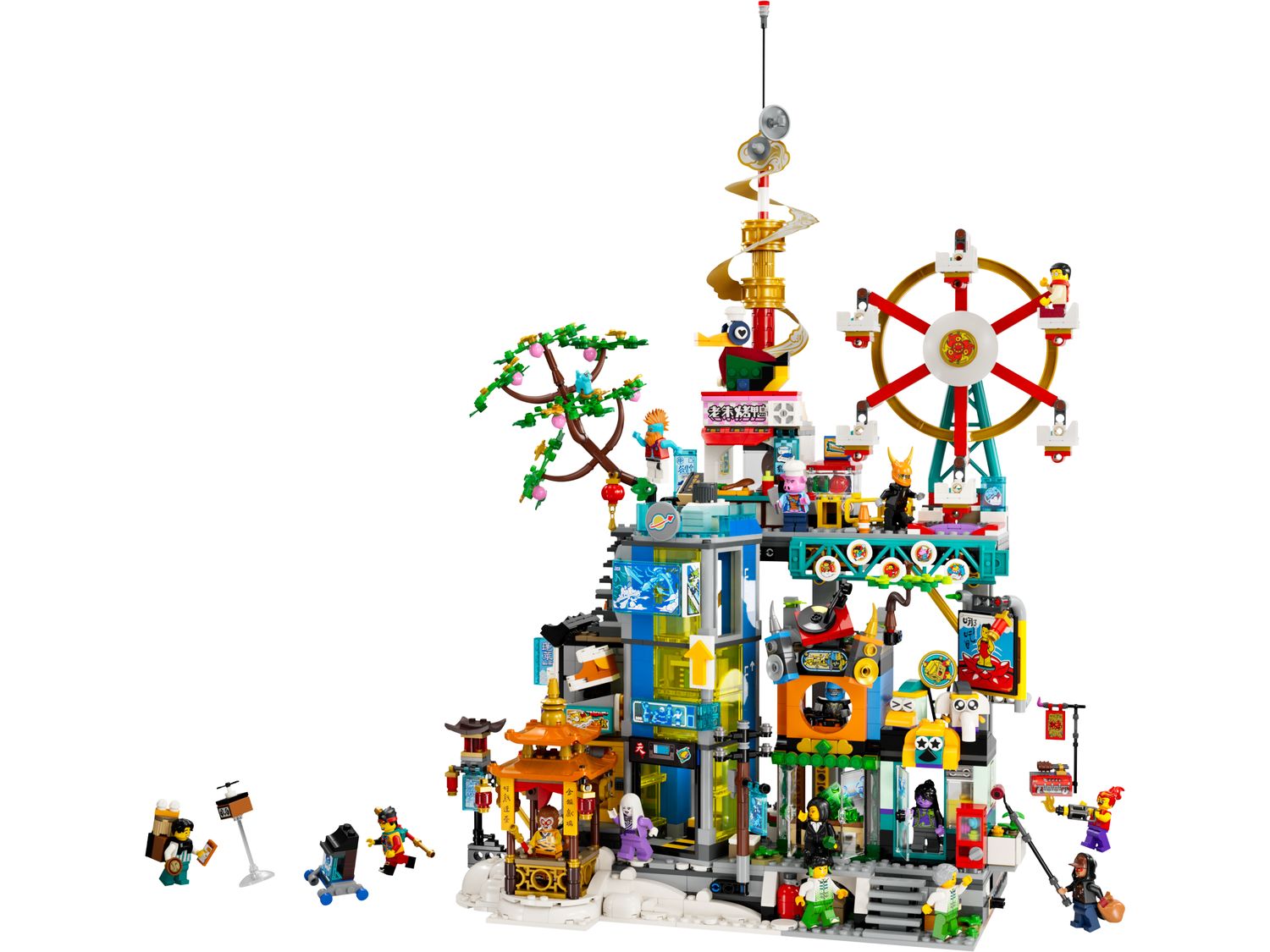 LEGO Monkie Kid Megapolis City Set, imported from the UK