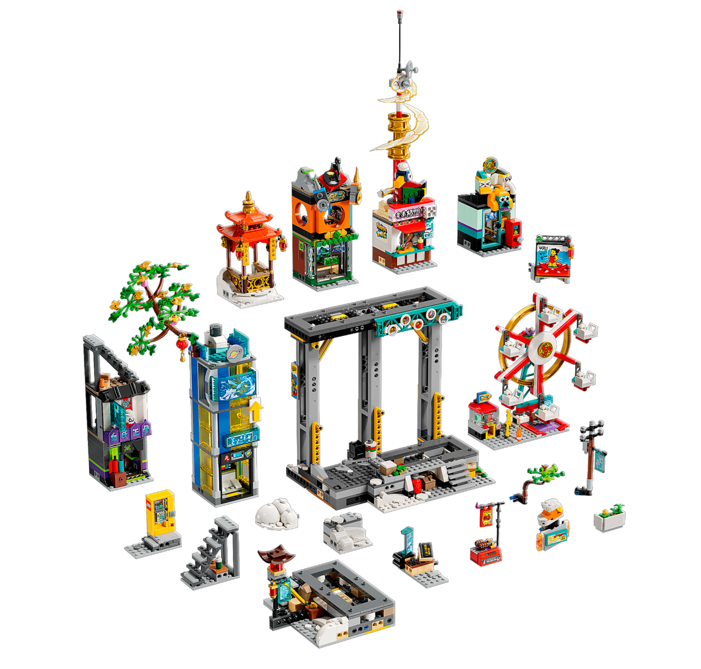 LEGO Monkie Kid Megapolis City Set, imported from the UK