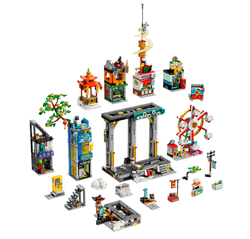 LEGO Monkie Kid Megapolis City Set, imported from the UK