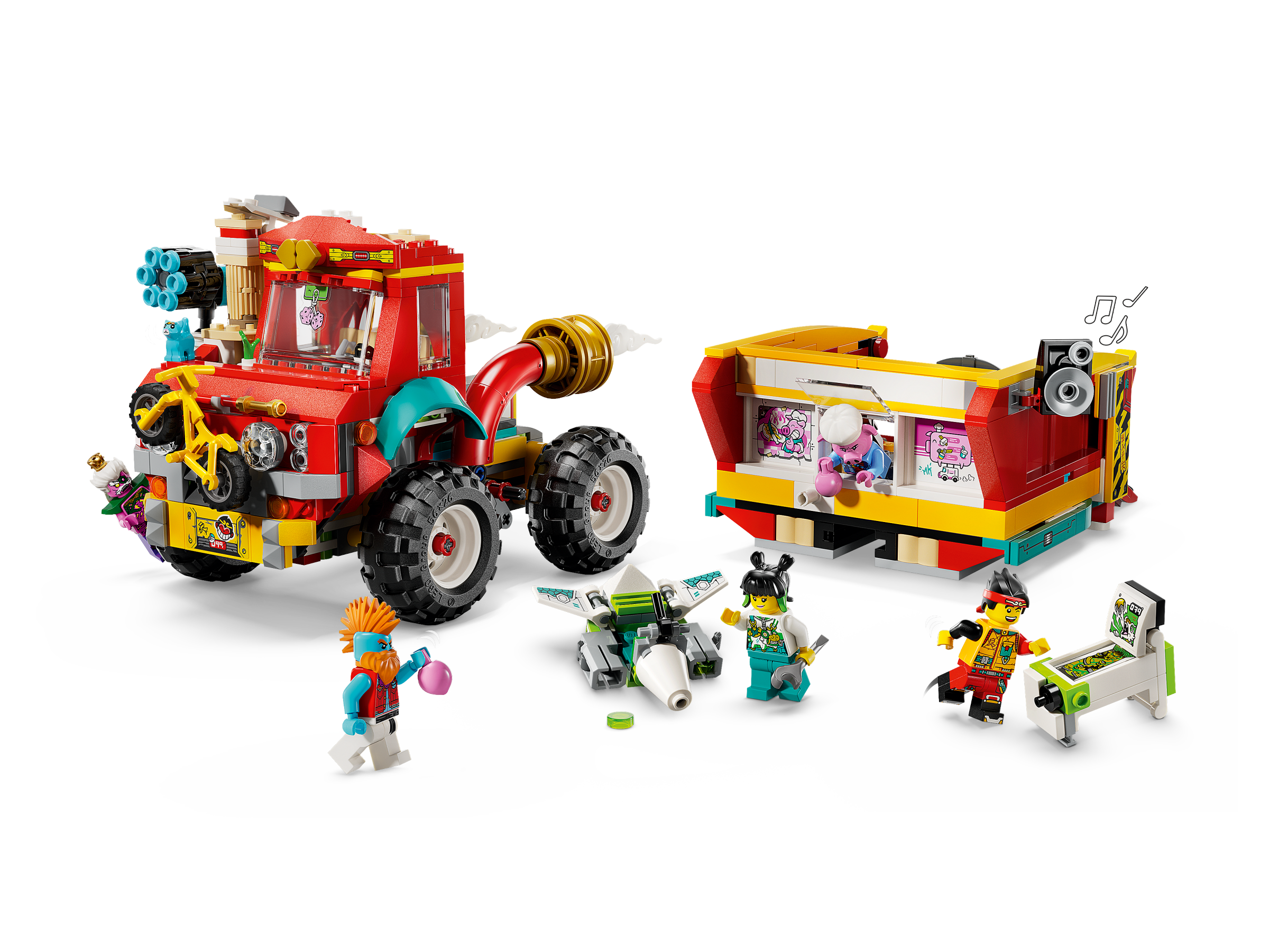 LEGO Monkie Kid truck building set 712 pieces, imported from the UK