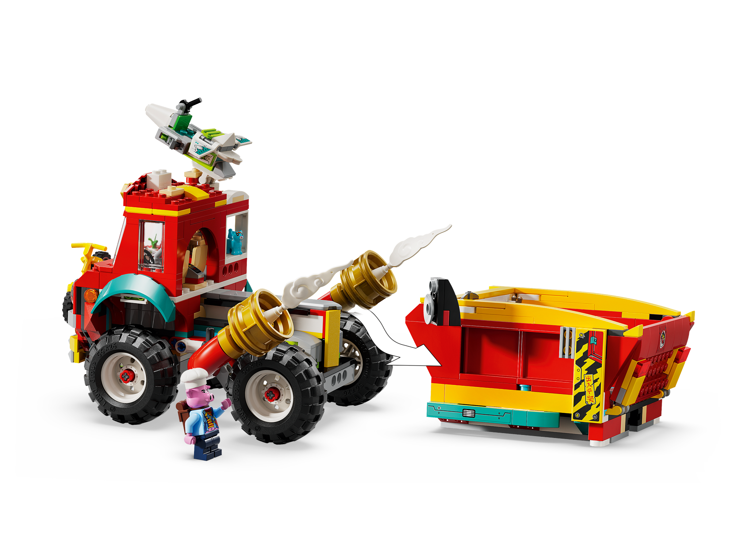 LEGO Monkie Kid truck building set 712 pieces, imported from the UK