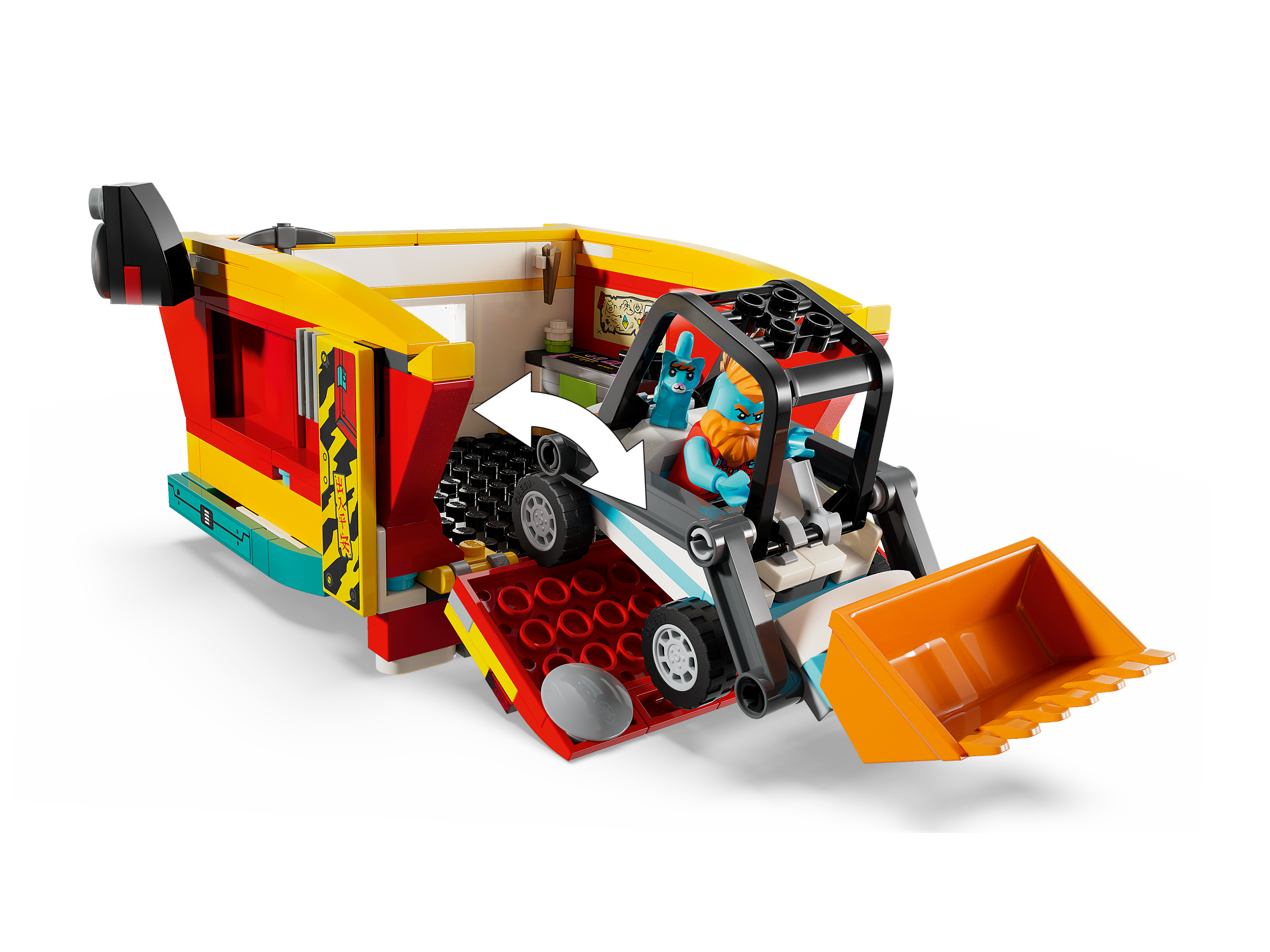 LEGO Monkie Kid truck building set 712 pieces, imported from the UK
