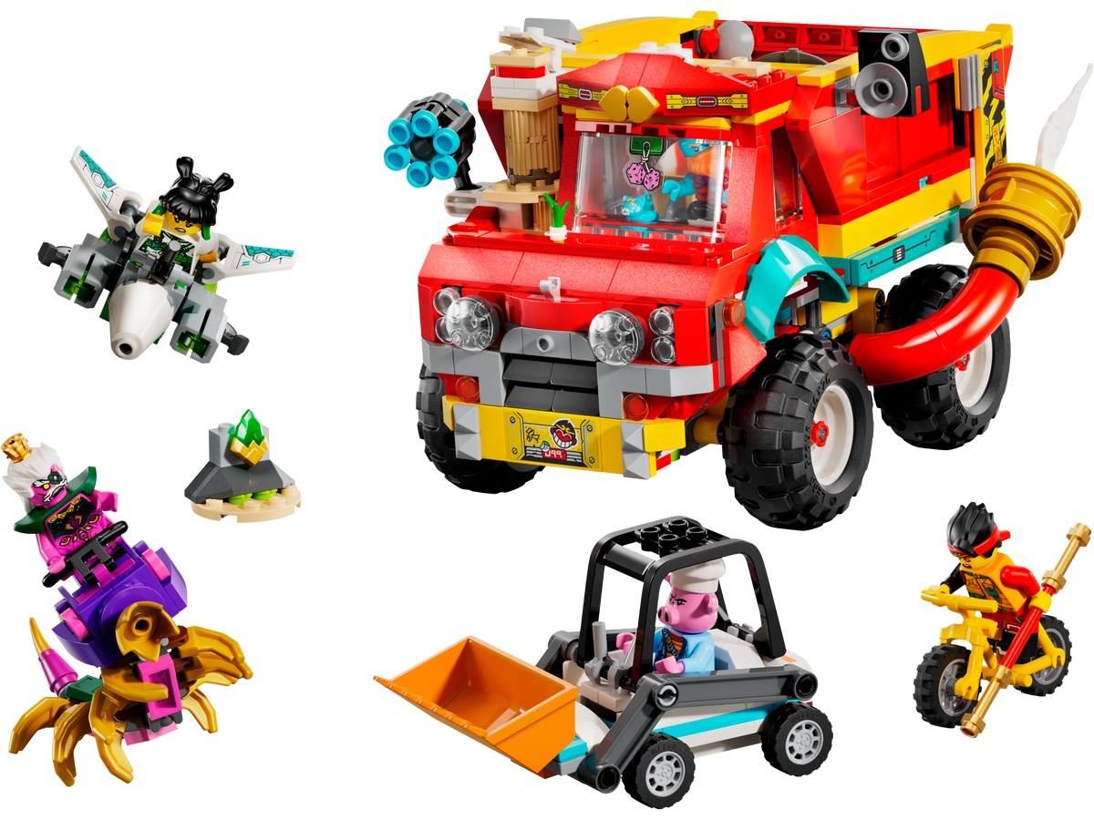 LEGO Monkie Kid truck building set 712 pieces, imported from the UK