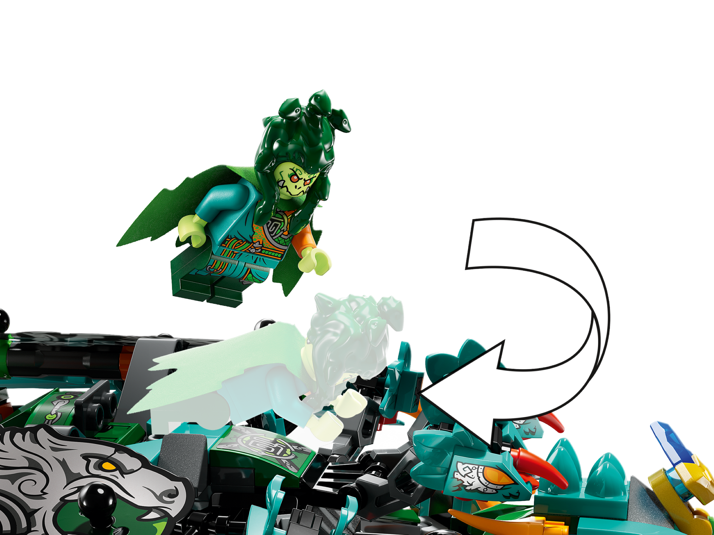 LEGO Monkie Kid Nine-Headed Beast 757 pieces - British product