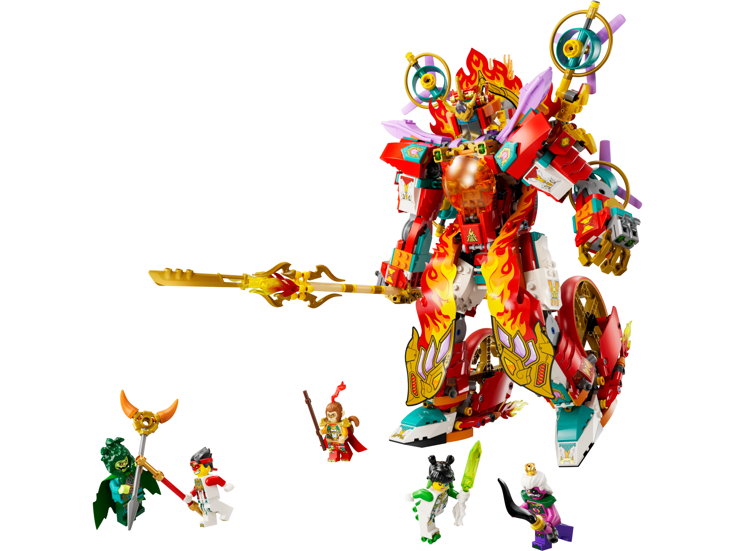 LEGO Nezha Ring of Fire Mech 1163 pieces, imported from the UK