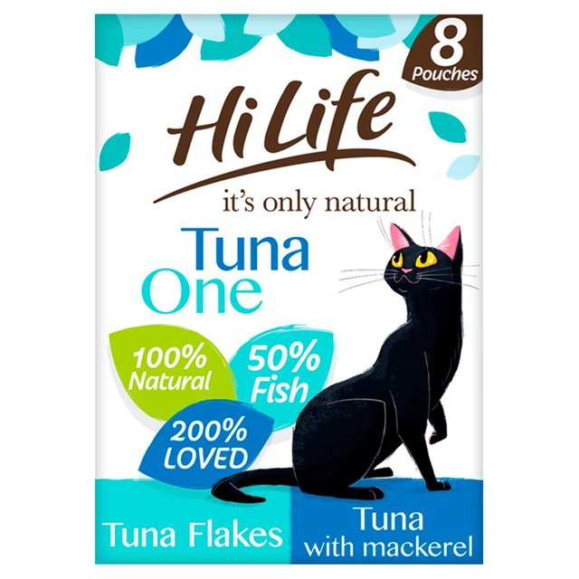 HiLife It's only Natural The Tuna One In Jelly   8 x 70g GOODS M&S   