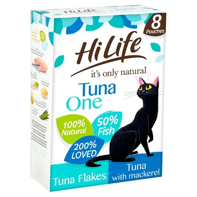 HiLife It's only Natural The Tuna One In Jelly   8 x 70g GOODS M&S   