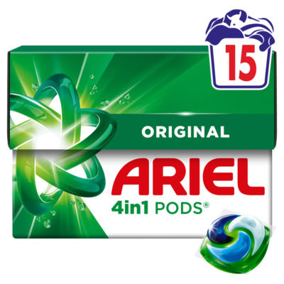 Ariel 4in1 PODS washing capsules 15 washes, imported from the UK