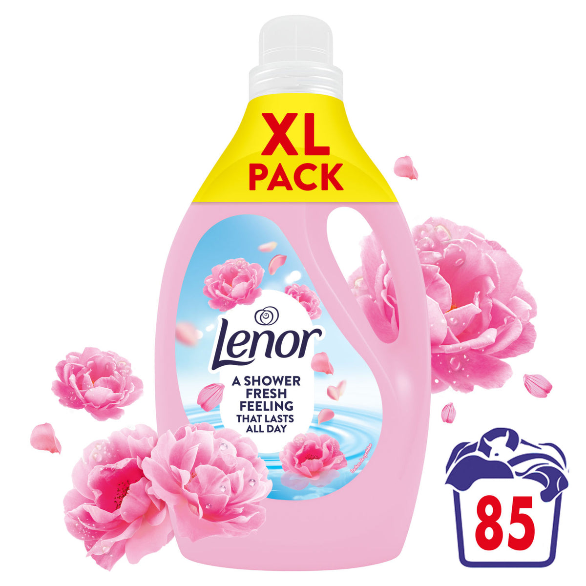Lenor fabric conditioner floral fresh 2.635L, imported from the UK