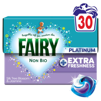 Fairy Non Bio laundry pods 30 washes, UK version