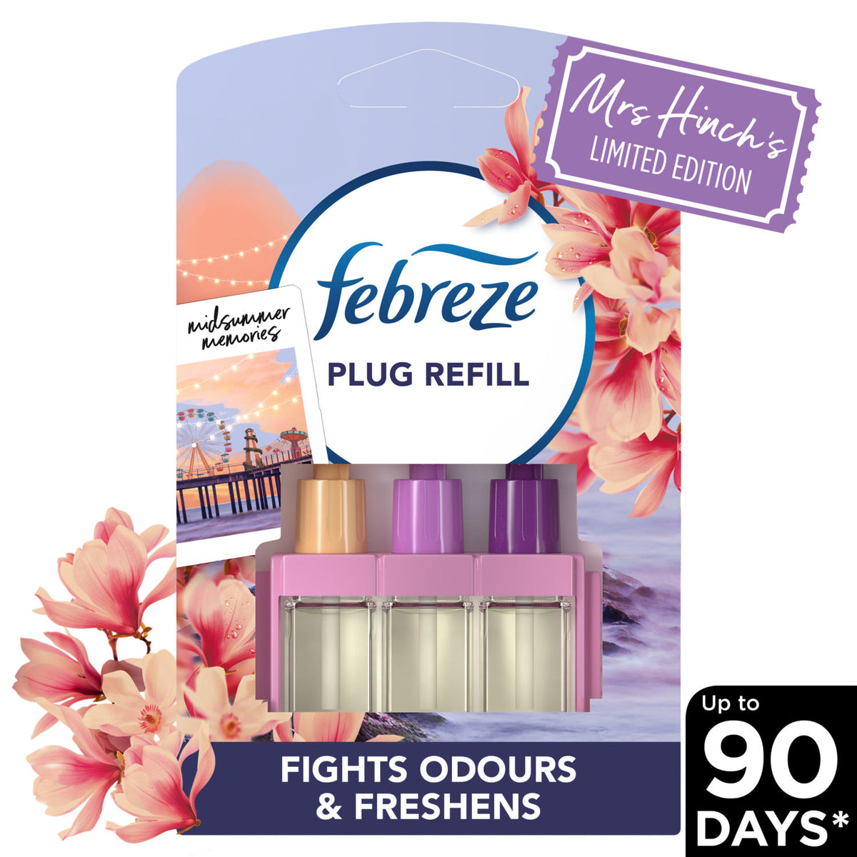Febreze air freshener refill Mrs Hinch's Midsummer Memories 20ml, UK version