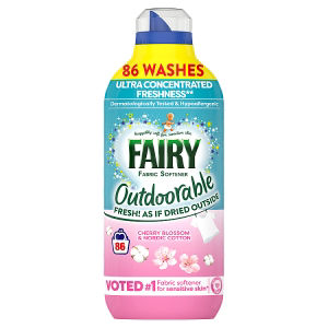 Fairy Outdoorable fabric softener Cherry Blossom 1.204L - British product