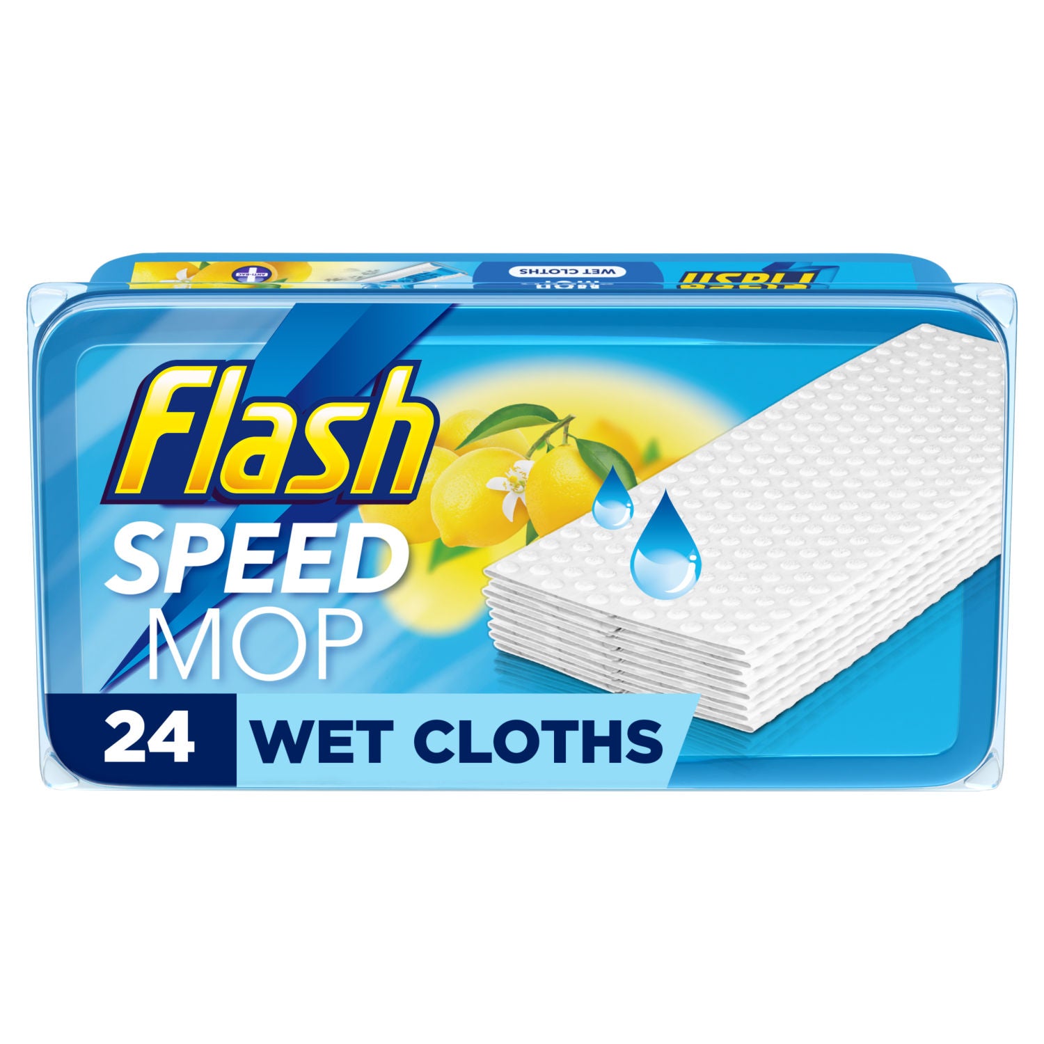 Flash Speedmop lemon floor cleaner refills 24 pack, UK version