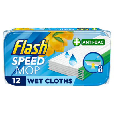 ASDA Flash Speedmop Floor Cleaner Lemon Refills x10- Buy online at McGrocer