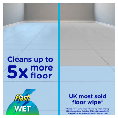Flash Speedmop floor cleaner starter kit 1 mop plus 6 refills (British brand)