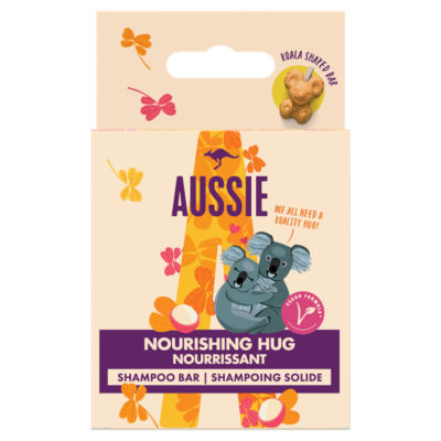 ASDA Aussie Nourishing Hug Vegan Solid Shampoo Bar with Australian Macadamia Nut 70g- Buy online at McGrocer
