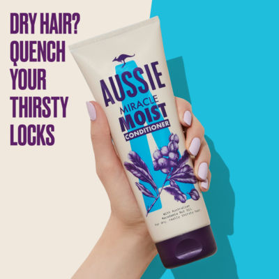 Aussie Miracle Moist Conditioner 275ml, imported from the UK