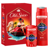 Old Spice Captain gift set deodorant and shower gel, UK version