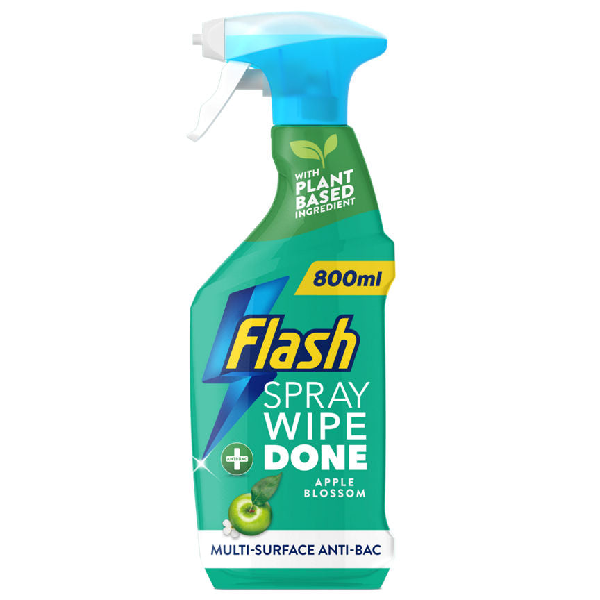 Flash Spray Wipe Done Apple Blossom Cleaning Spray GOODS ASDA   