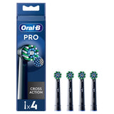 Oral-B Pro Cross Action Black Toothbrush Heads GOODS ASDA   