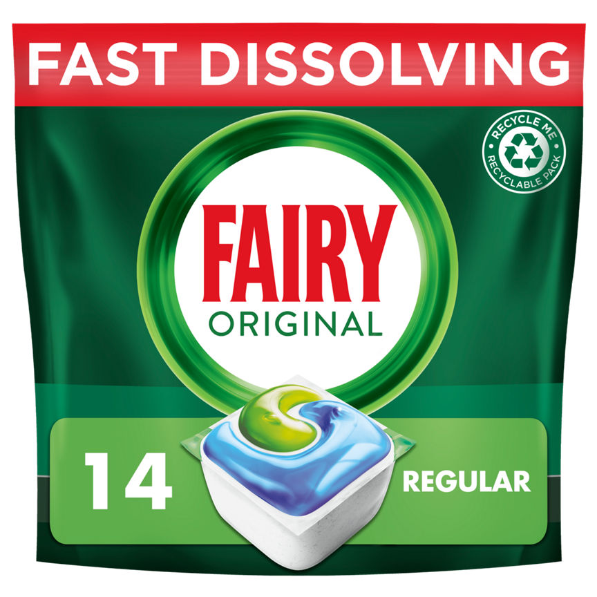 Fairy Original All In One Dishwasher Tablets Regular GOODS ASDA   