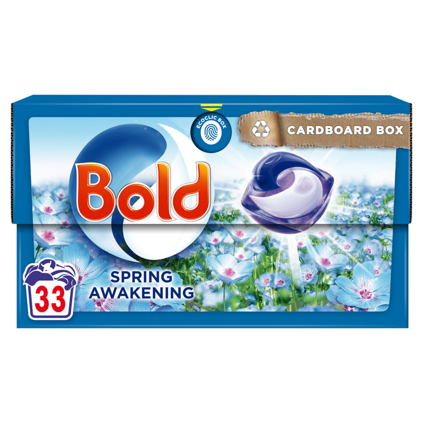 Bold All-in-1 PODS® Washing Liquid Capsules 33 Washes, Spring Awakening