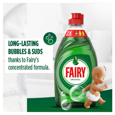 Fairy Original Washing Up Liquid Green with LiftAction 1015ML