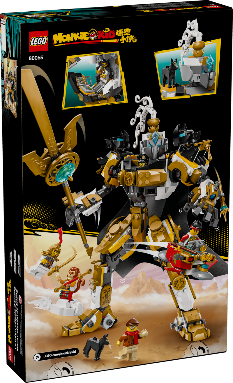 LEGO Monkie Kid Erlang's Celestial Mech Building Kit 806 pieces - British product