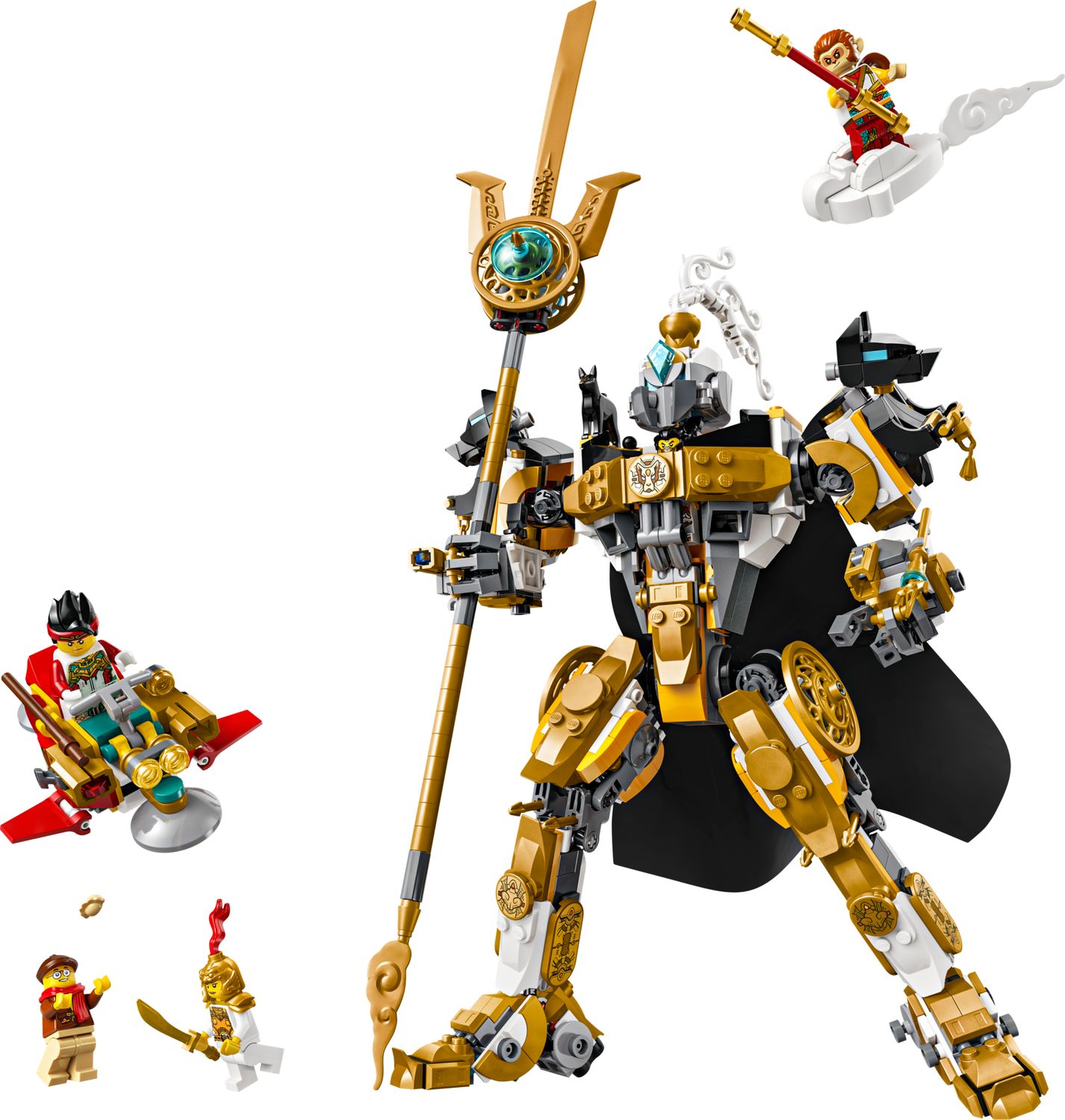 LEGO Monkie Kid Erlang's Celestial Mech Building Kit 806 pieces - British product