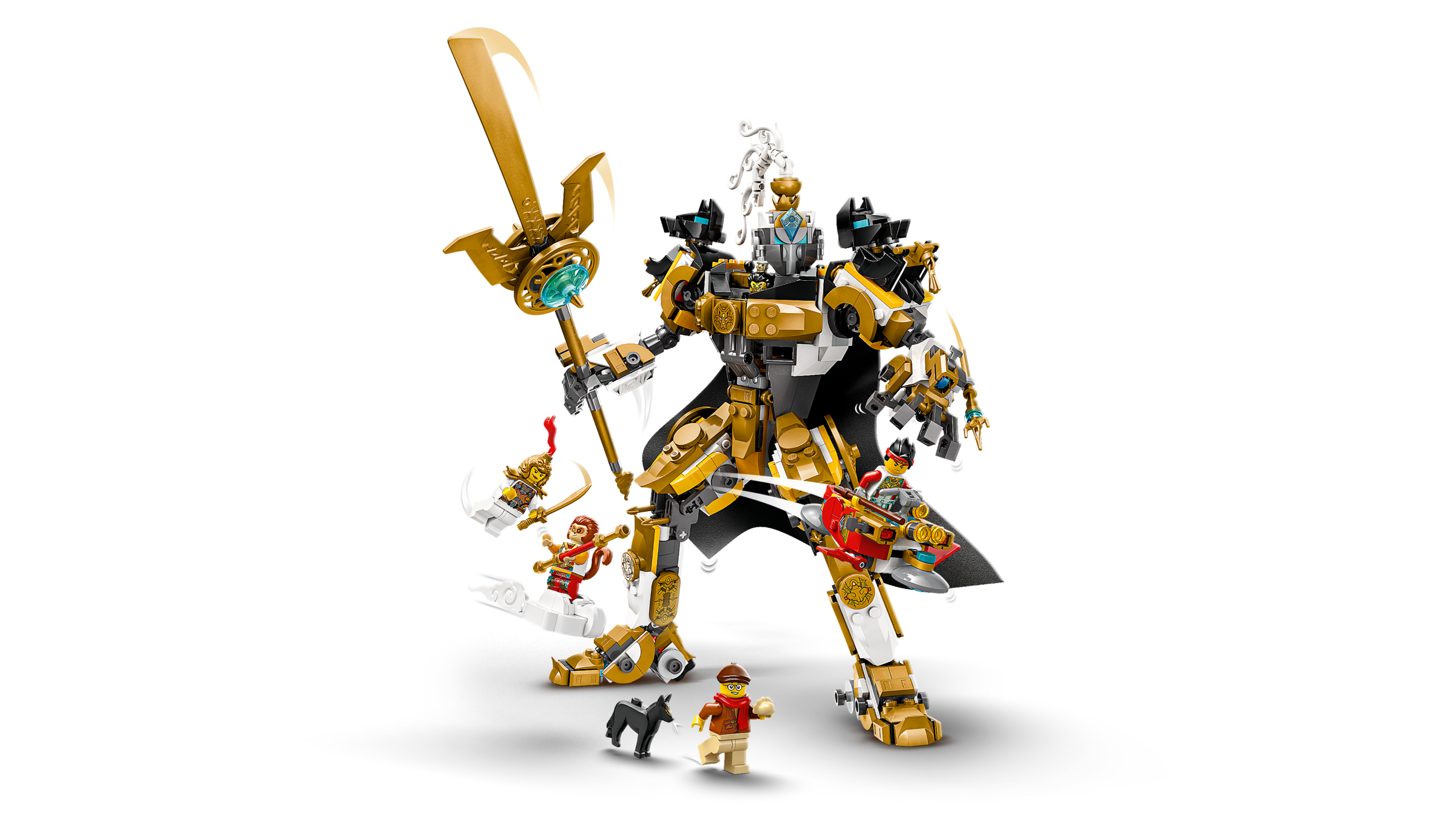 LEGO Monkie Kid Erlang's Celestial Mech Building Kit 806 pieces - British product
