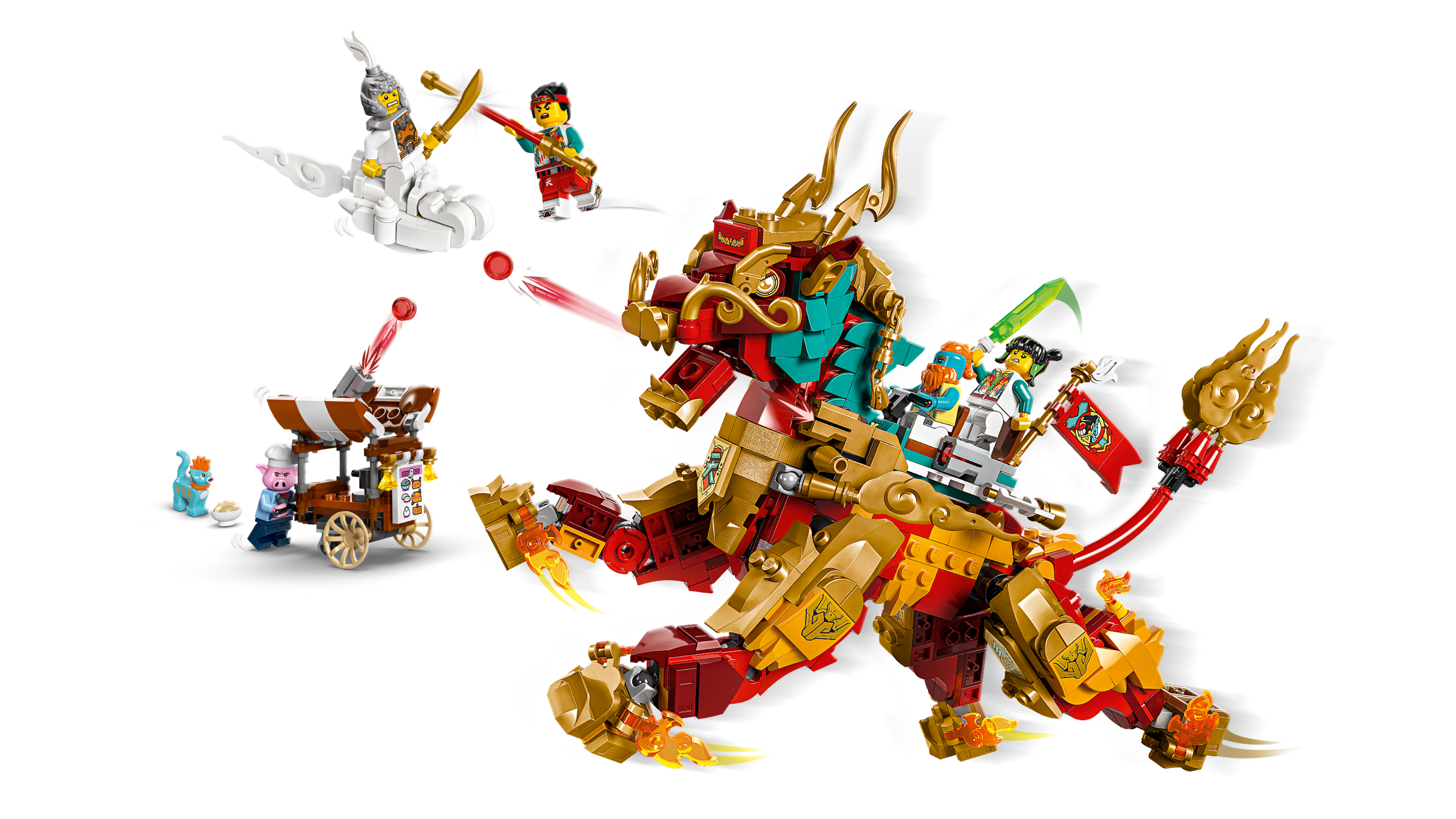 LEGO Monkie Kid Qilin building set 791 pieces (British brand)