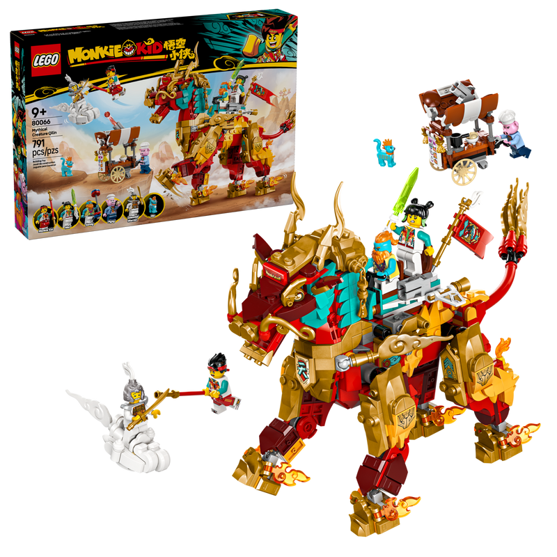 LEGO Monkie Kid Qilin building set 791 pieces (British brand)