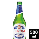 Peroni Nastro Azzurro beer lager 500ml - British product