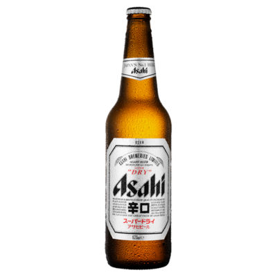 Asahi Super Dry beer 620ml (British brand)