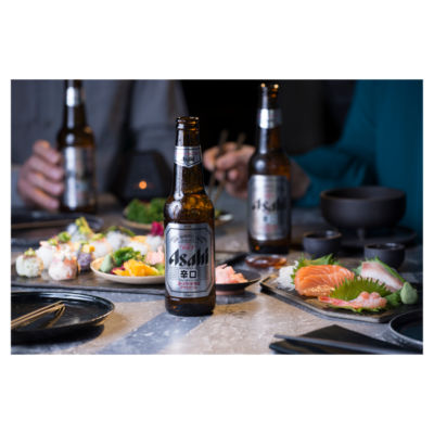 Asahi Super Dry beer 620ml (British brand)