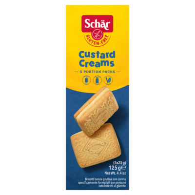 ASDA Schar Gluten-Free Custard Creams Biscuits 5 x 25g- Buy online at McGrocer