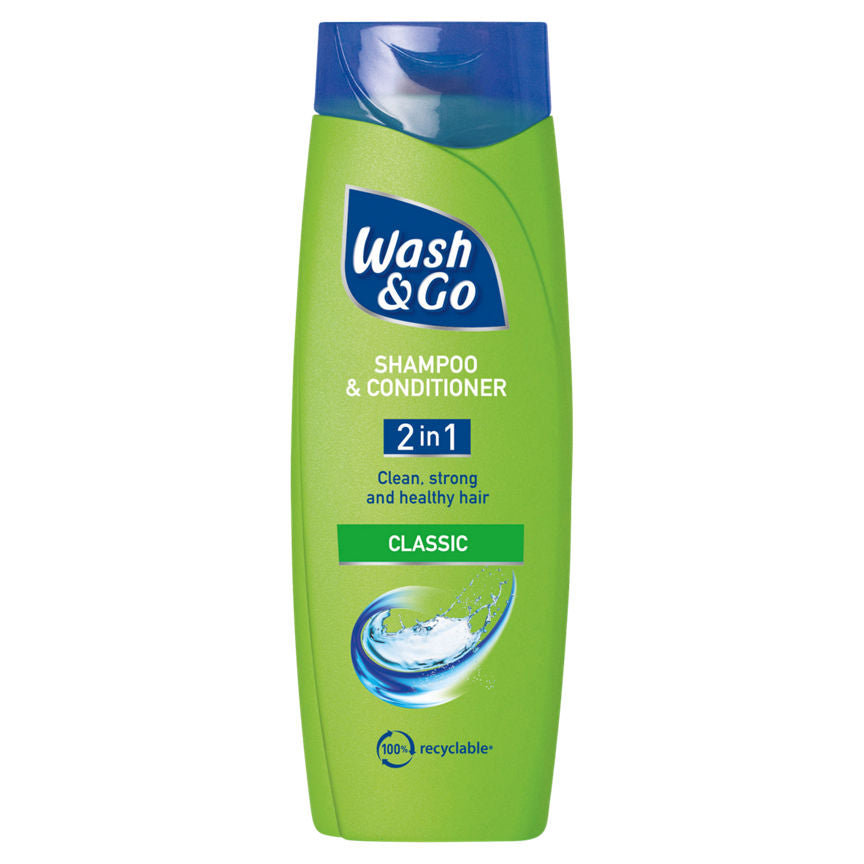 Wash & Go 2 in 1 Shampoo & Conditioner Classic GOODS ASDA   