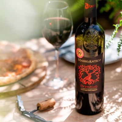 Masso Antico Primitivo red wine 0.75L, imported from the UK