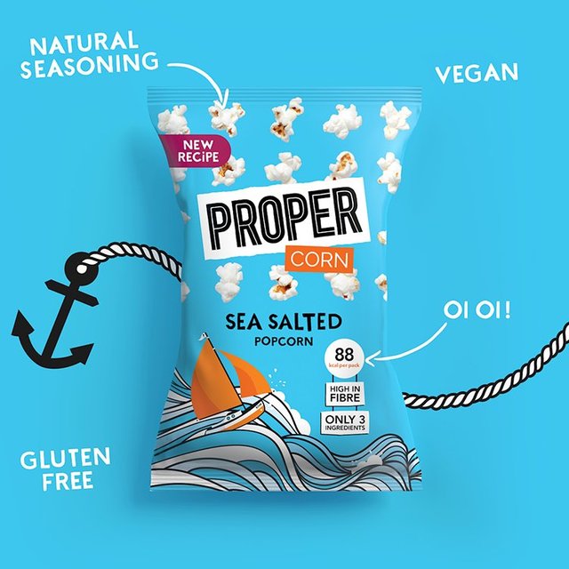 Propercorn Popcorn Lightly Sea Salted   20g GOODS M&S   