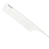 Vellen weave hair tail comb white - British product