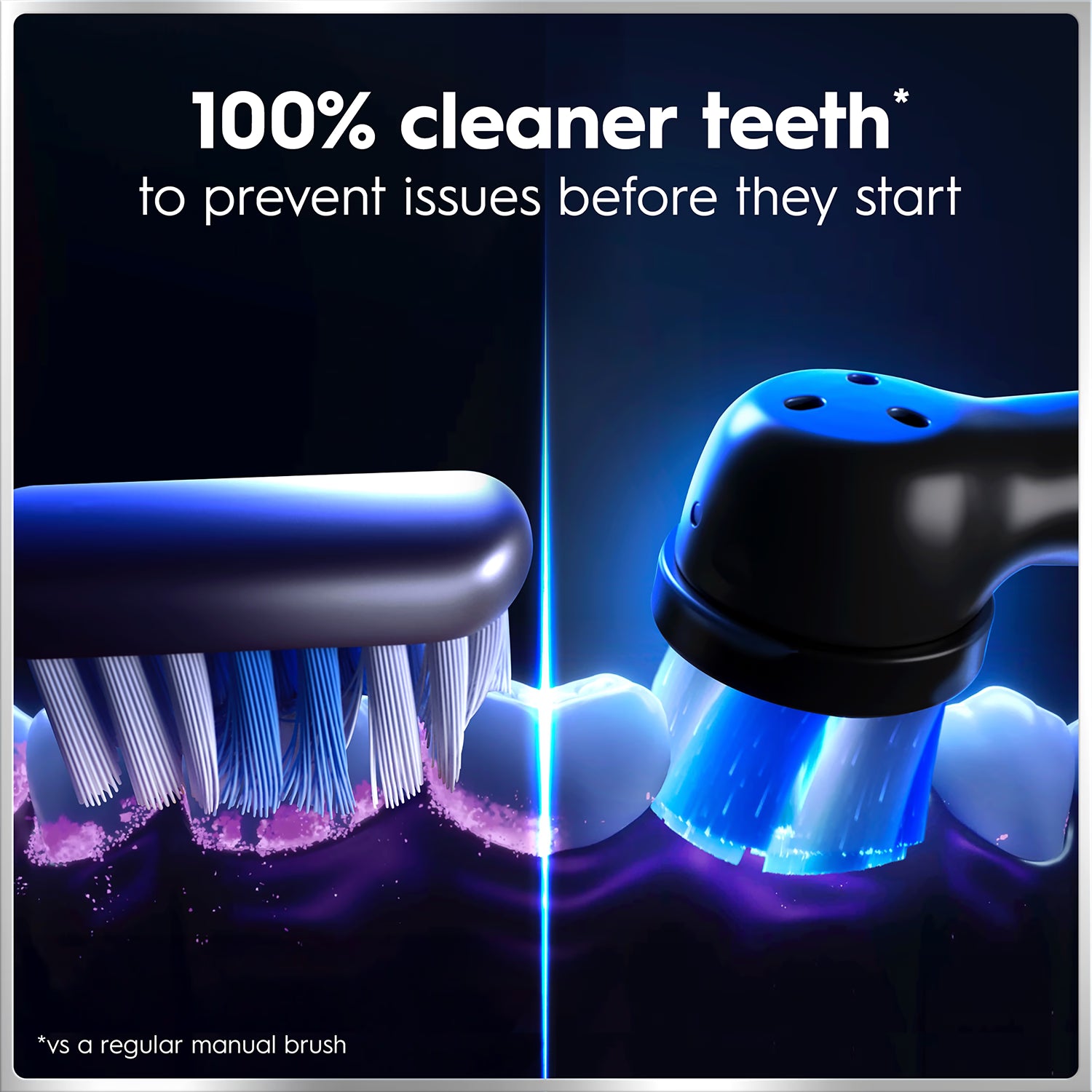 Oral-B iO 6 electric toothbrush black with travel case, UK version