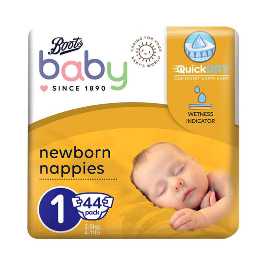Boots Baby Nappies New Born Size 1 Carry Pack 44s Baby Accessories & Cleaning Boots   