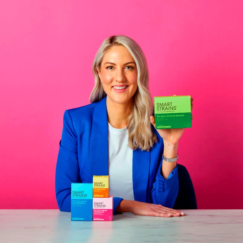Smart Strains probiotic sachets 15 count, imported from the UK
