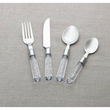 Argos Home clear bubble stainless steel cutlery set 16 piece, UK version