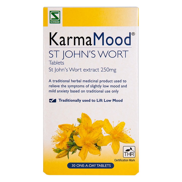 Schwabe Pharma Karmamood Max Strength 425mg 60 Tablets St John's Wort Tablets Holland&Barrett   