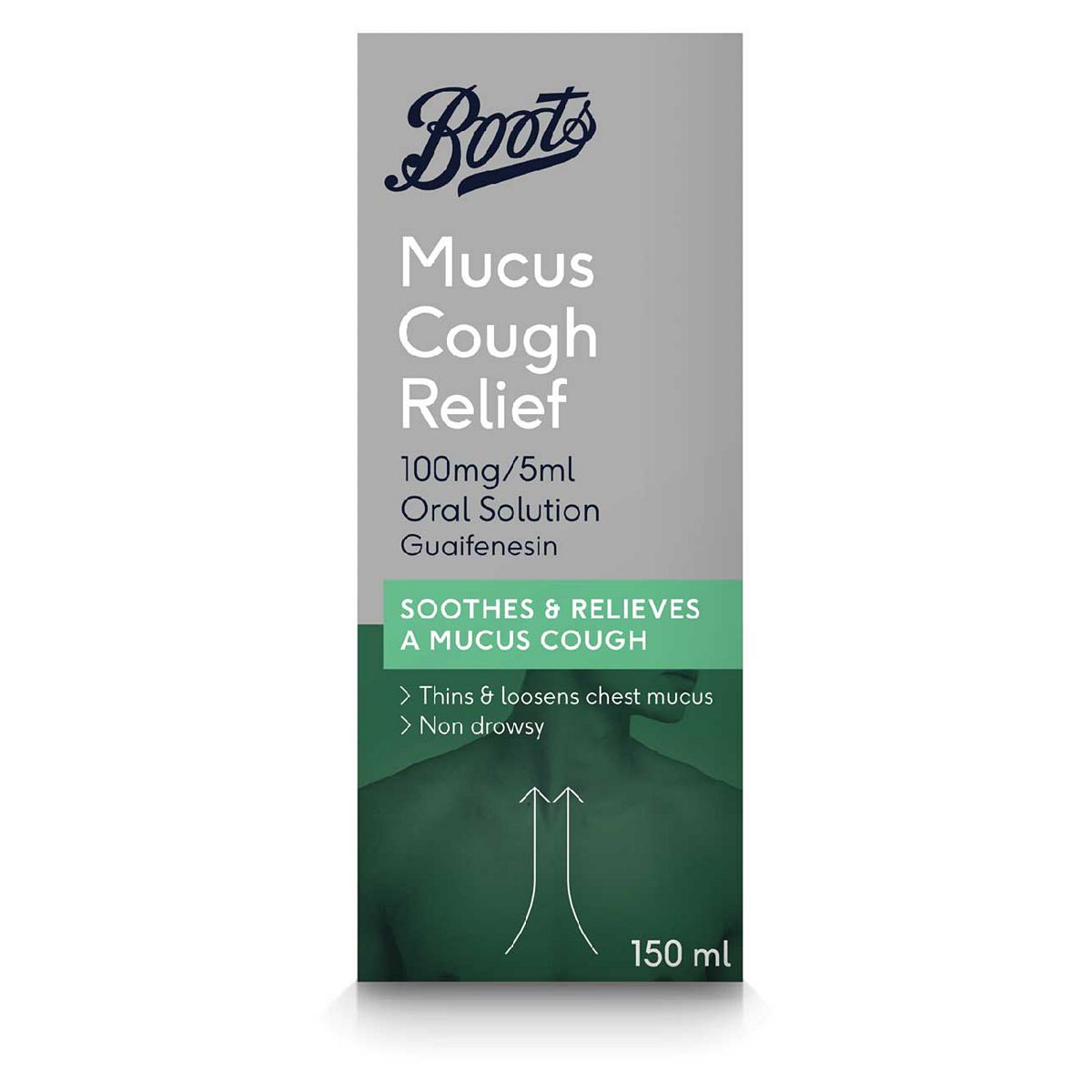 Boots Pharmaceuticals Mucus Cough Relief - 150ml GOODS Boots   