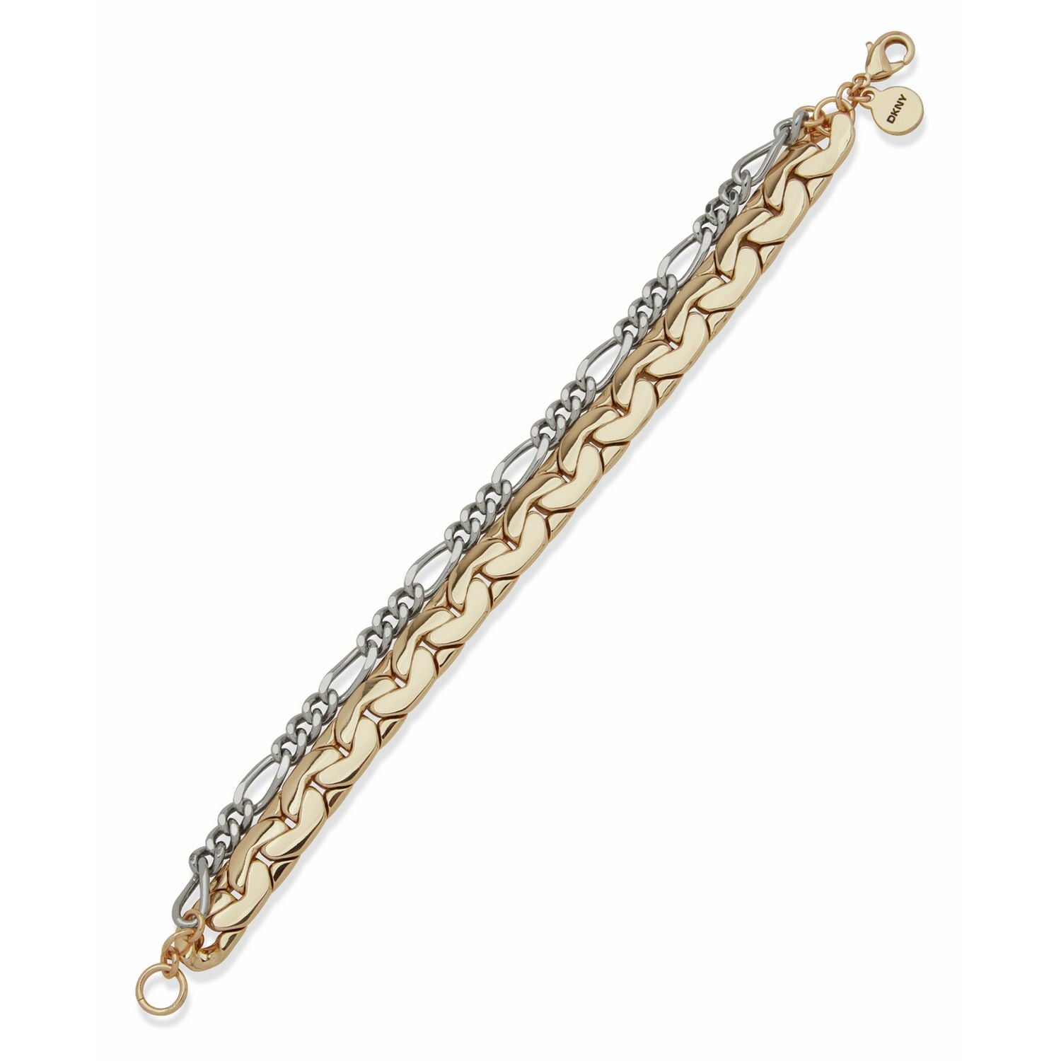 DKNY two-tone chain bracelet (British brand)