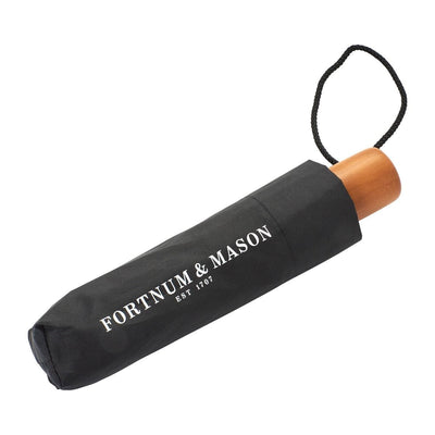 fortnum Fortnum's Black Compact Umbrella- Buy online at McGrocer