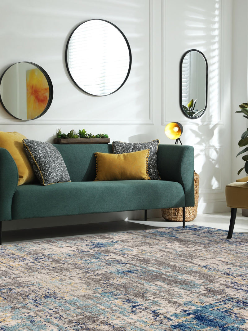 Asiatic Rugs Blue Nova illusion rug polypropylene - British product
