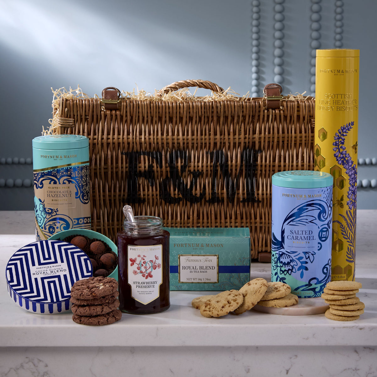 Fortnum & Mason thank you hamper, imported from the UK